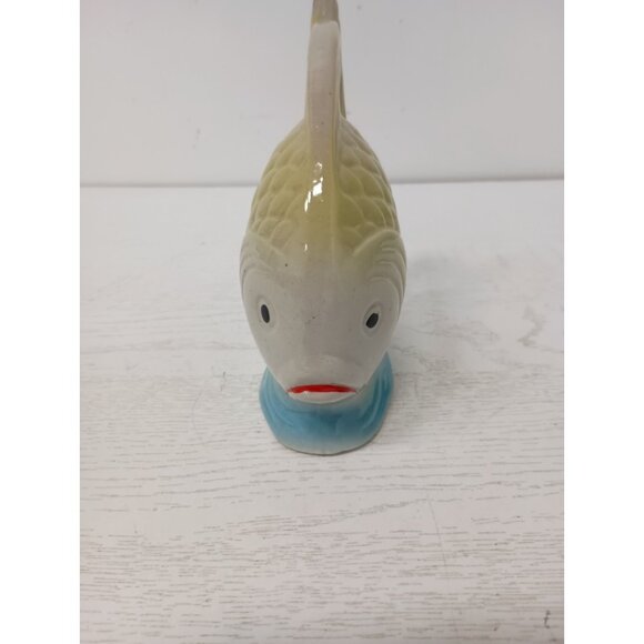 Vintage Hand Crafted Ceramic Angel Fish Figurine Nautical Mid Century Modern - Picture 4 of 10